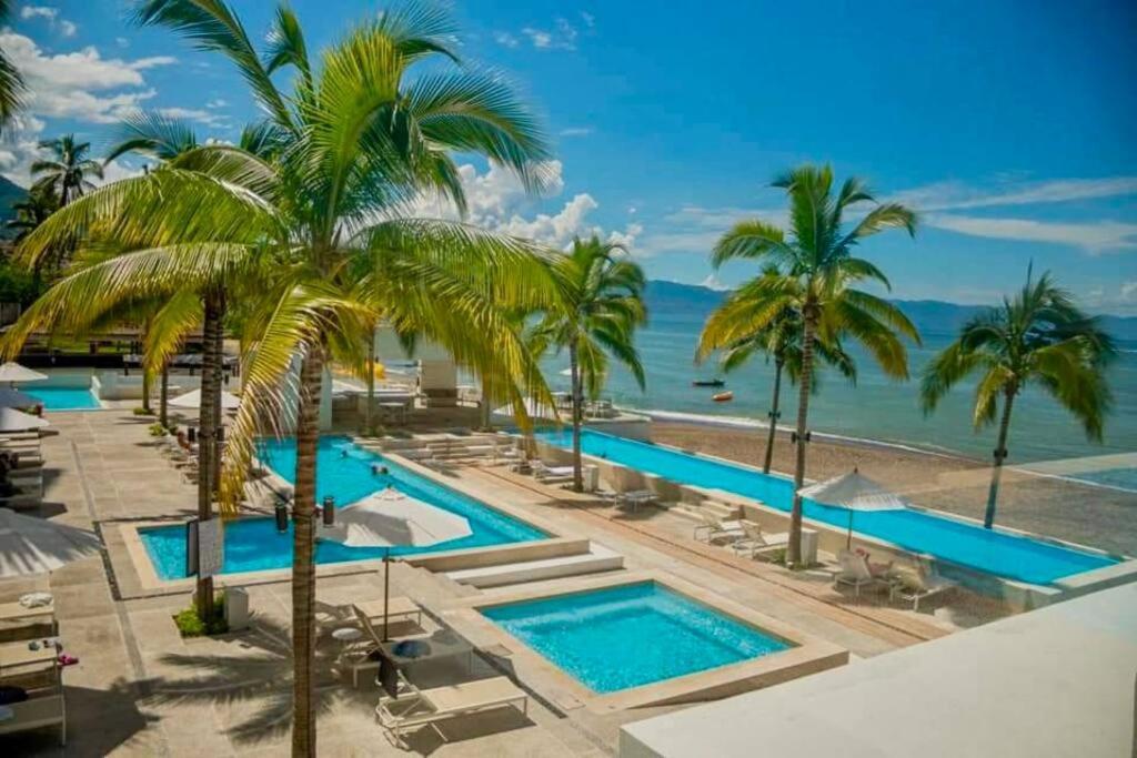 Harbor 13008A Artistic Beachfront Studio By Moikkarentals Пуерто-Вальярта Екстер'єр фото